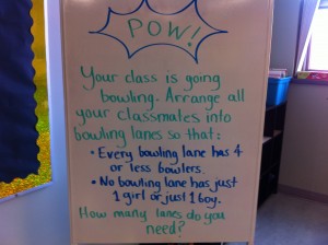 Want to try to POW at home? Remember to hand it into the basket by Friday!