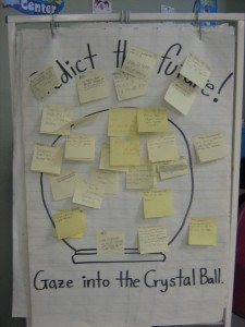 Our predictions placed on our crystal ball!
