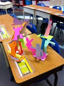 Some Keith Haring inspired sculptures. 