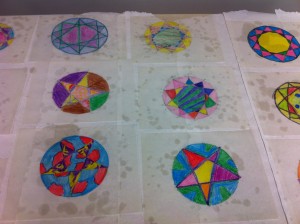 And made these Math inspired stained glass pictures.