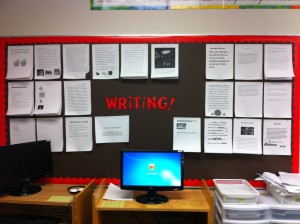 Have you seen our publishing board? These are just the first drafts... wait until after our editing workshops! 