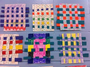 You can see how unique each cloth is based on which colours and patterns students wanted to try. 
