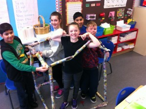 A finished cubic metre! 