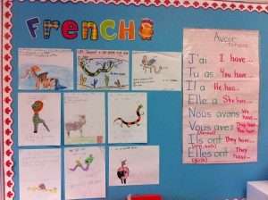 Some of the French creatures created last week. 
