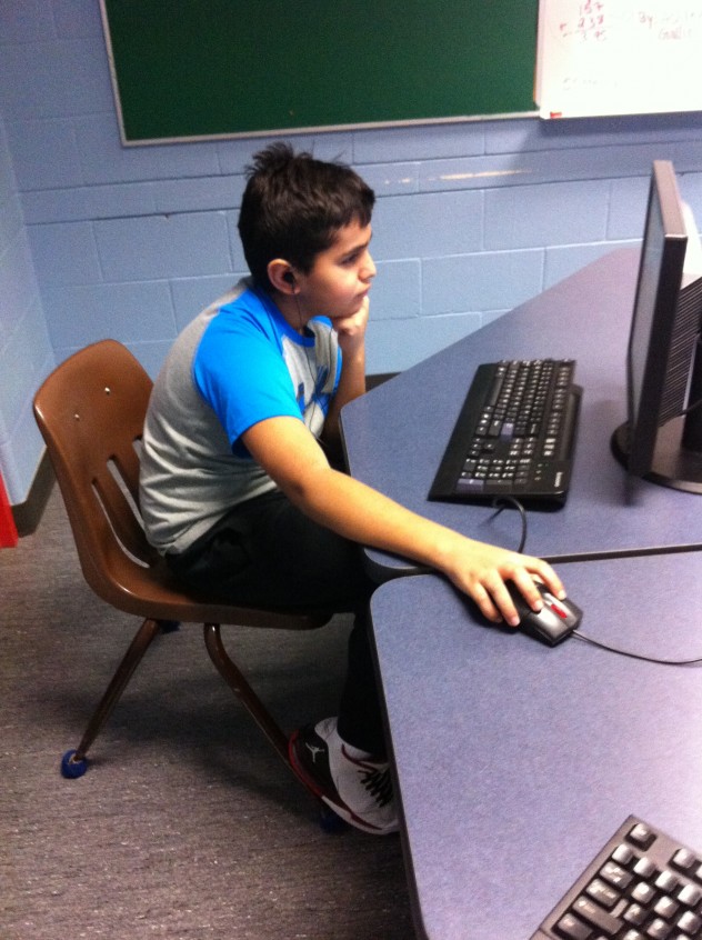 This student quickly finished his Hour of Code and even started a second tutorial! 